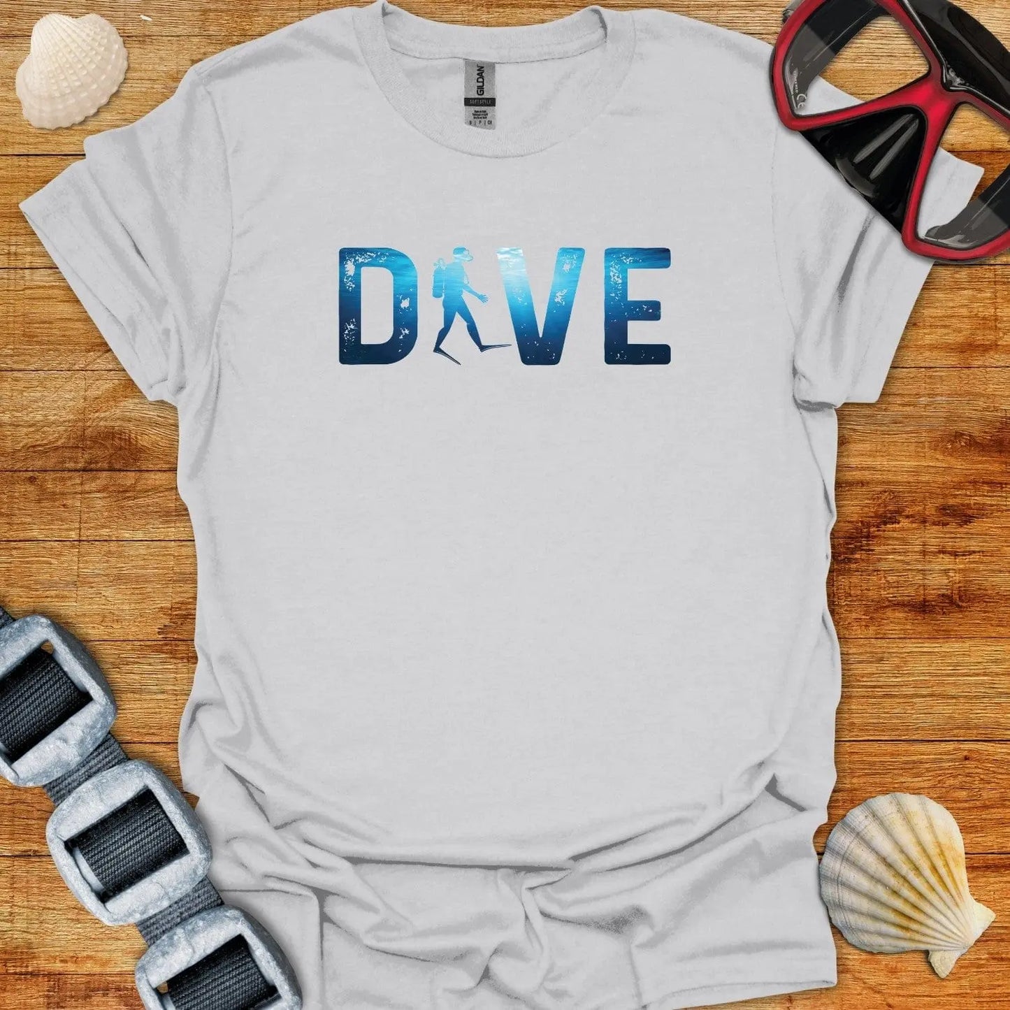 T-Shirt Ice Grey / S Into The Blue Dive