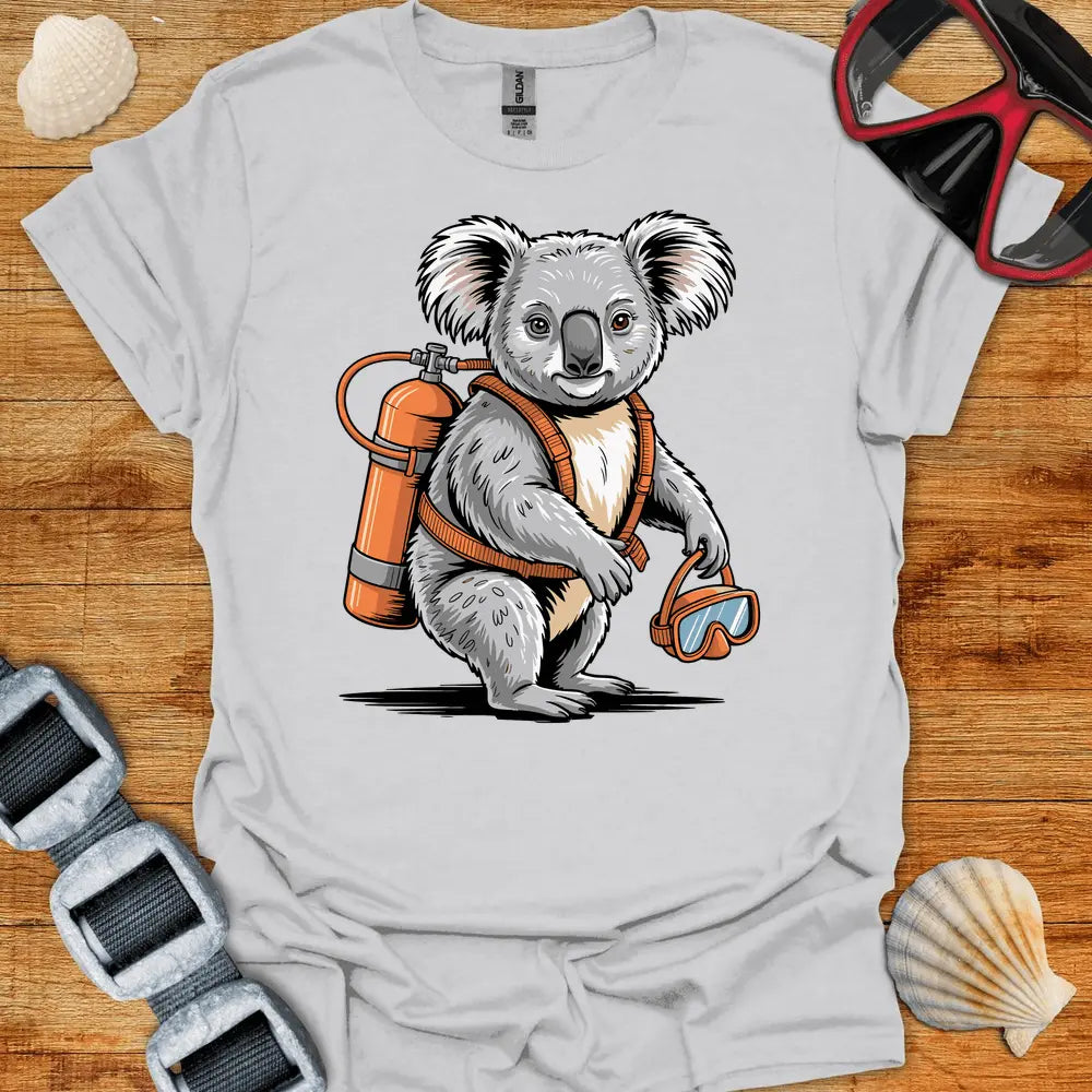 T-Shirt Ice Grey / S Koala Diver T Shirt
