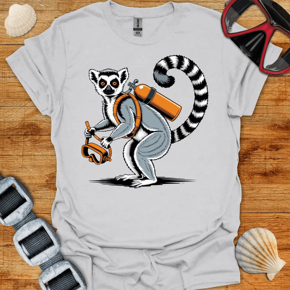 T-Shirt Ice Grey / S Lemur Diver T-Shirt