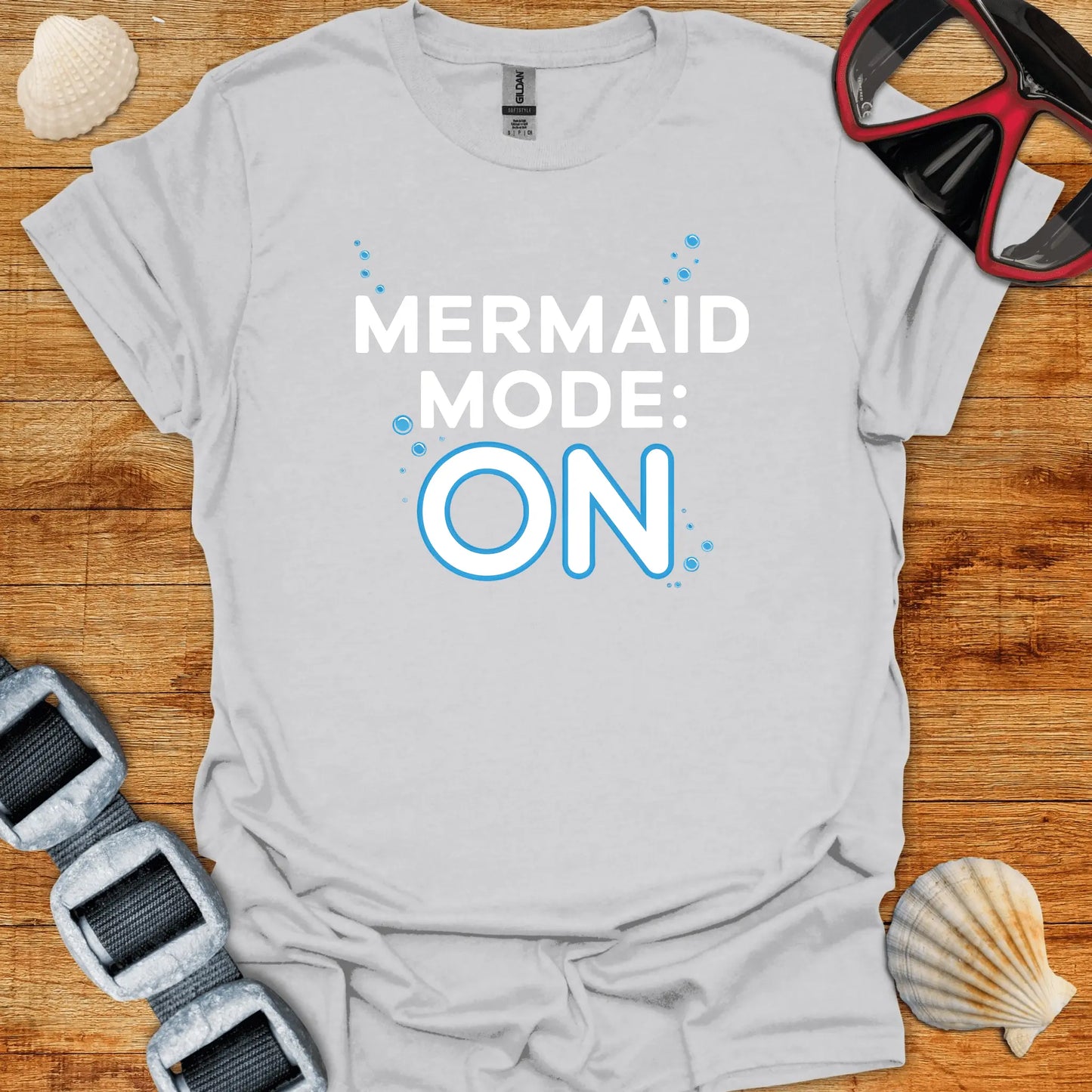 T-Shirt Ice Grey / S Mermaid Mode T-Shirt