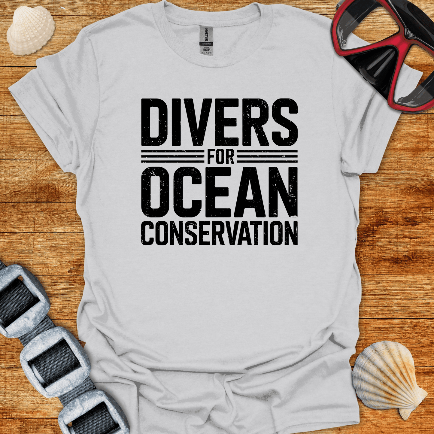 T-Shirt Ice Grey / S Ocean Conservation T-Shirt
