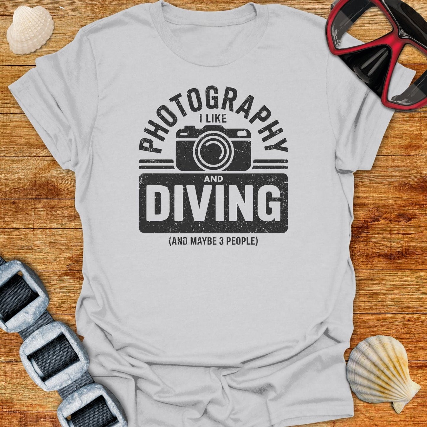 T-Shirt Ice Grey / S Photography & Diving T-Shirt