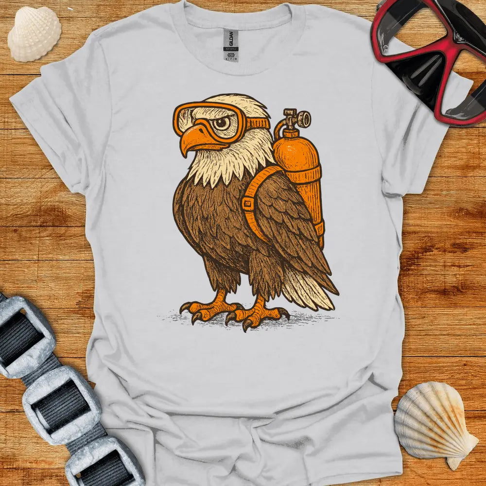 T-Shirt Ice Grey / S Scuba Eagle T-Shirt