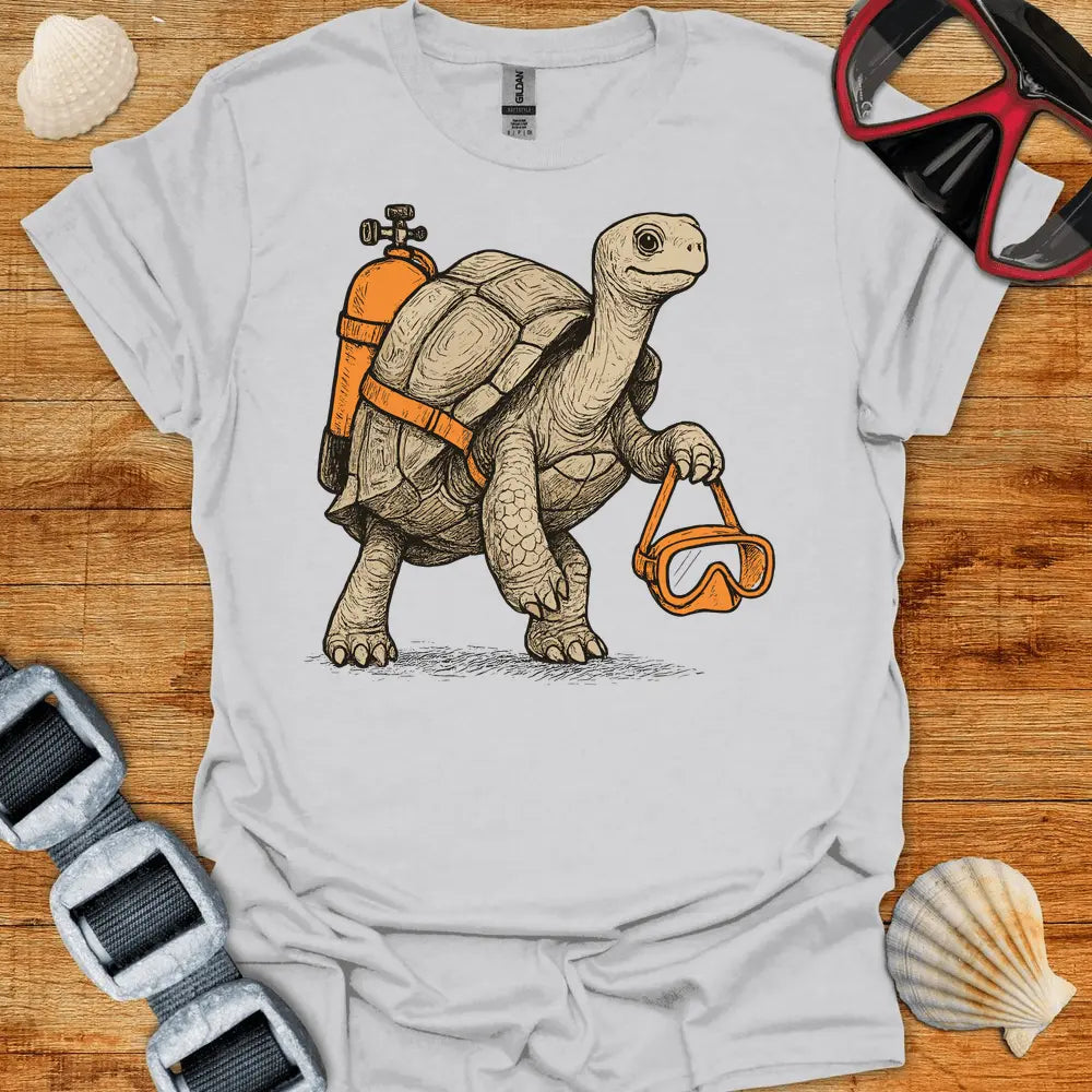 T-Shirt Ice Grey / S Scuba Tortoise T-Shirt