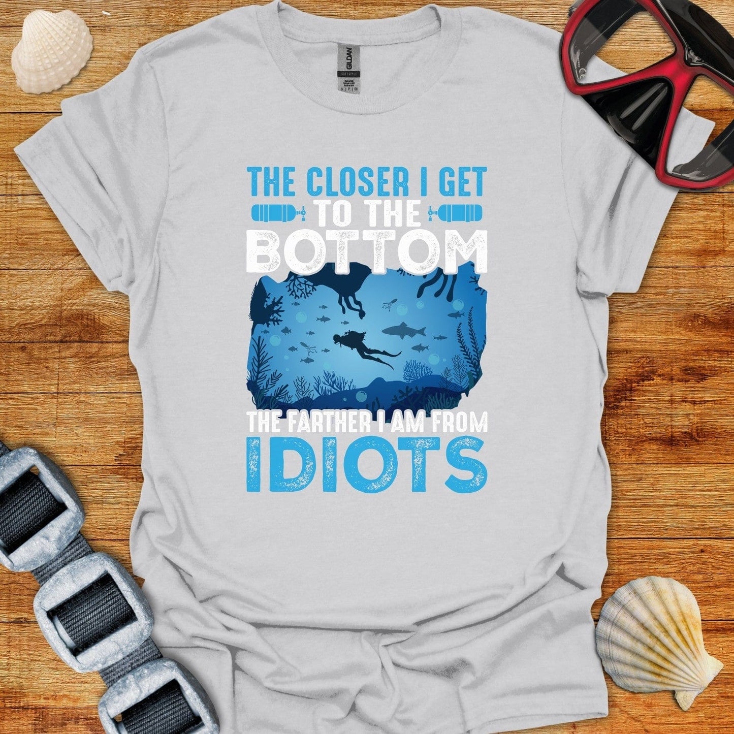 T-Shirt Ice Grey / S The Closer To The Bottom