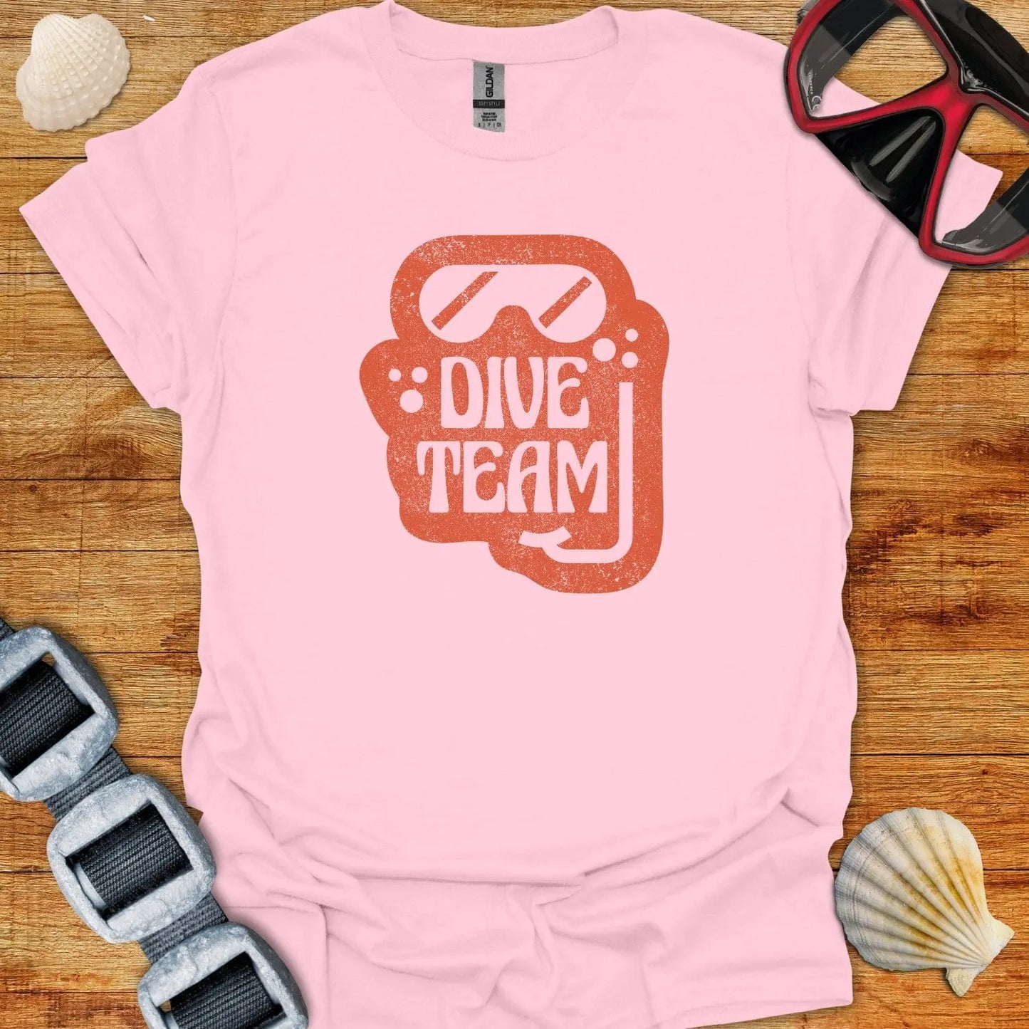 T-Shirt Light Pink / S Dive Team