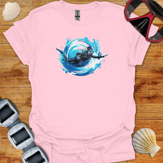 T-Shirt Light Pink / S Diver Vortex