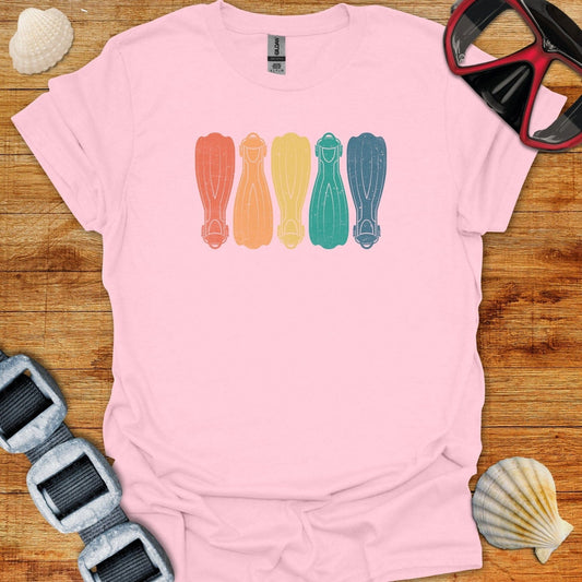 T-Shirt Light Pink / S Five Fins