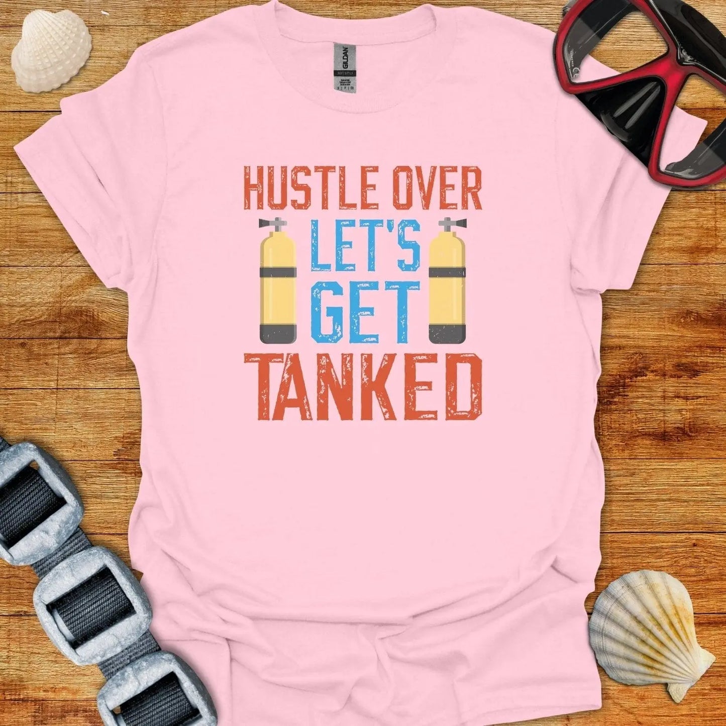 T-Shirt Light Pink / S Hustle
