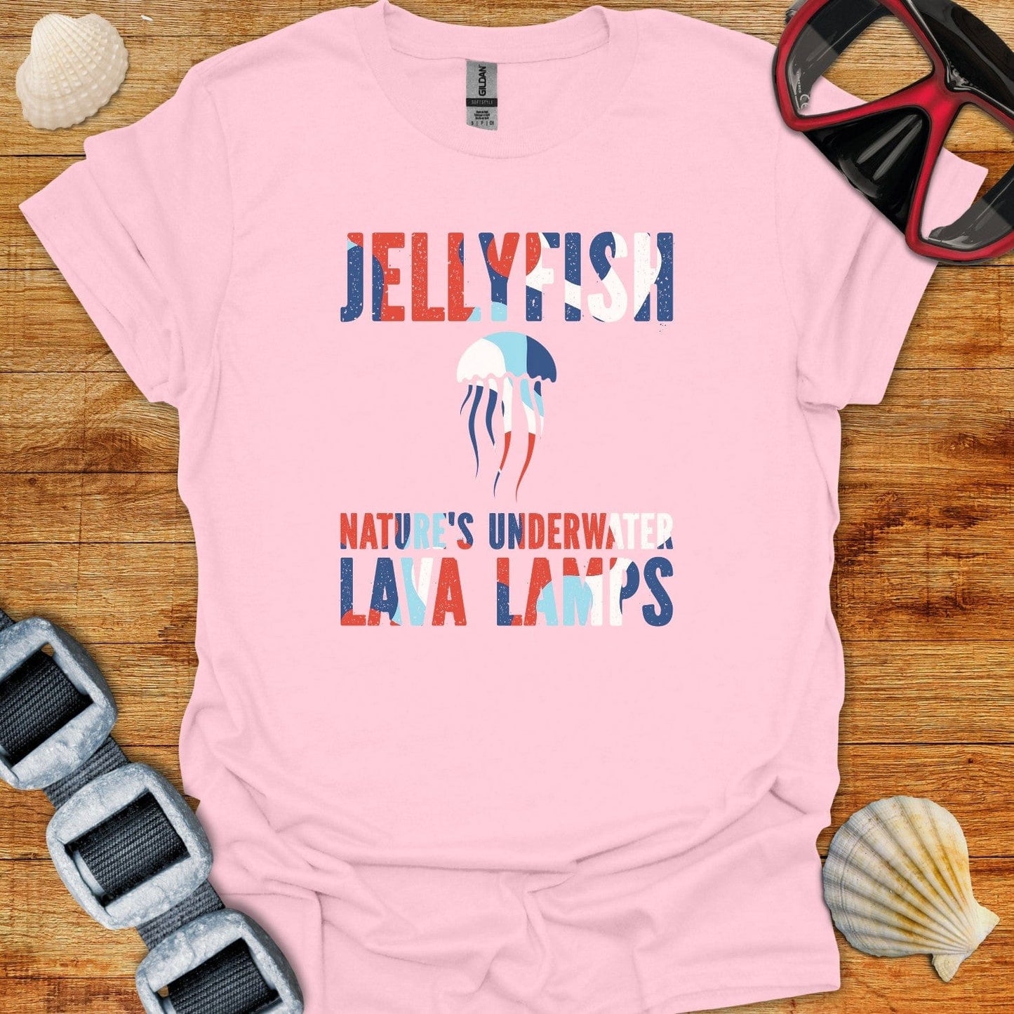 T-Shirt Light Pink / S Jelly Fish