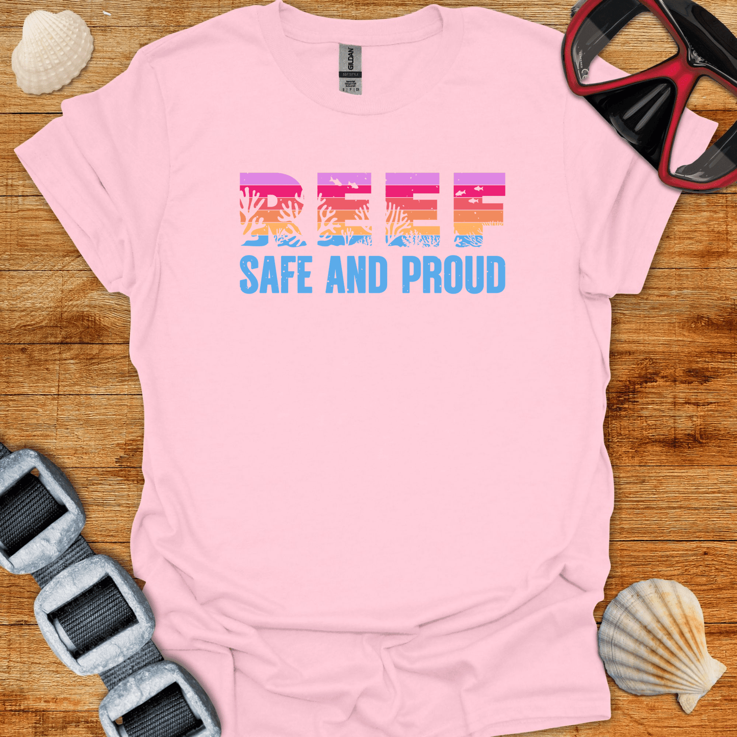 T-Shirt Light Pink / S Reef Safe  T-Shirt
