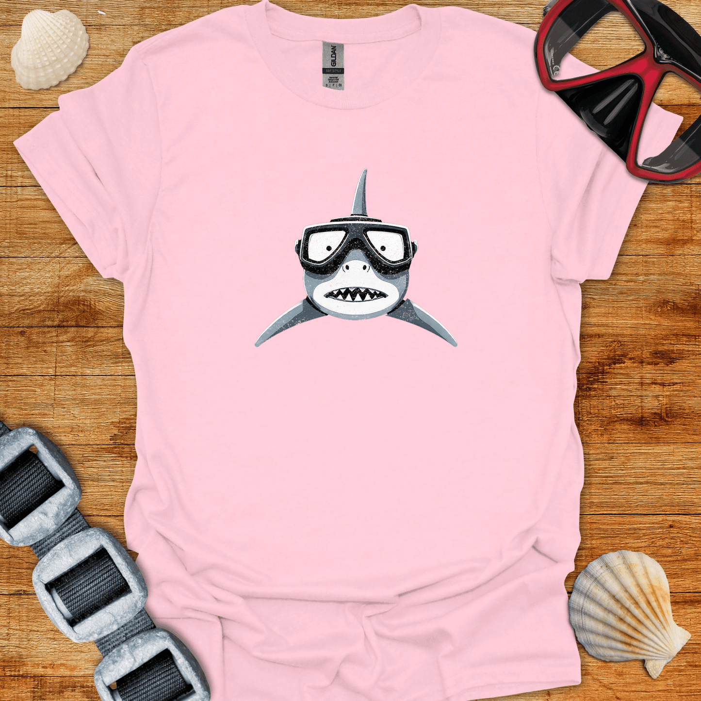 T-Shirt Light Pink / S Sharky McSharkface  T-Shirt