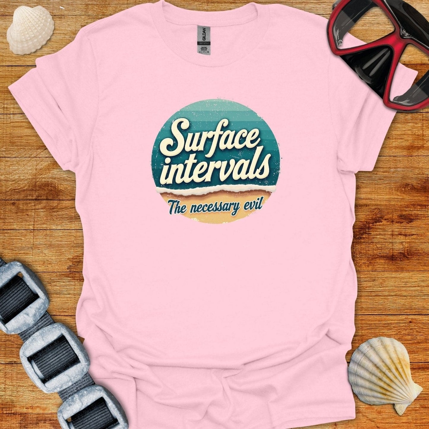 T-Shirt Light Pink / S Surface Interval T-Shirt