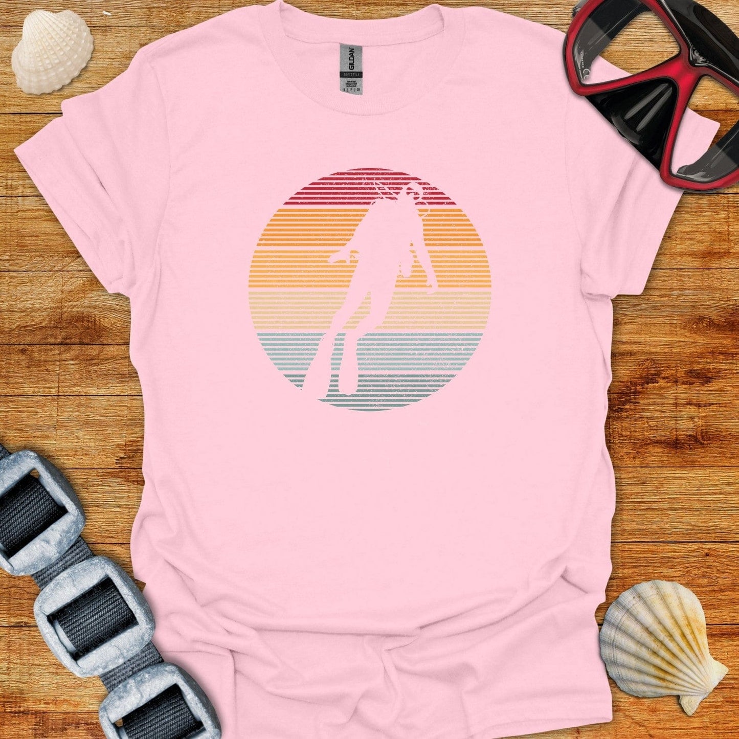 T-Shirt Light Pink / S VIntage Diver