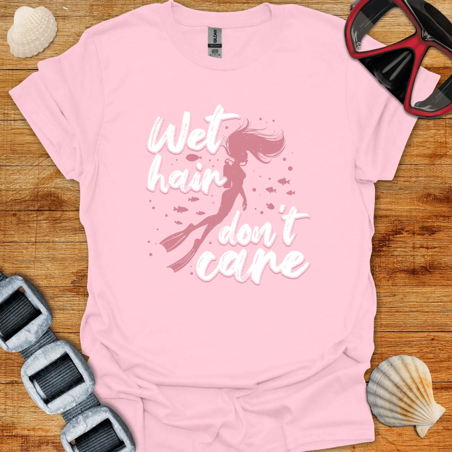 T-Shirt Light Pink / S Wet Hair T-Shirt