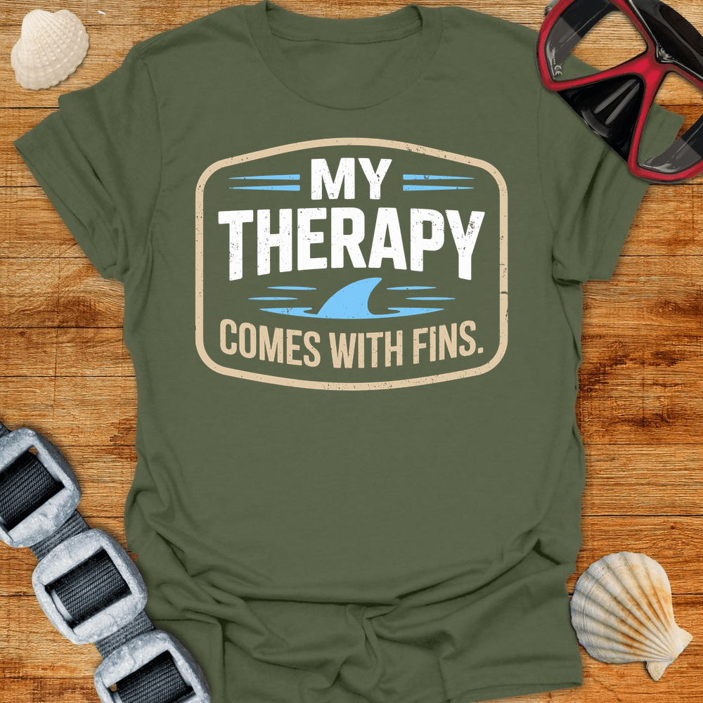 T-Shirt Military Green / S Comes With Fins T-Shirt