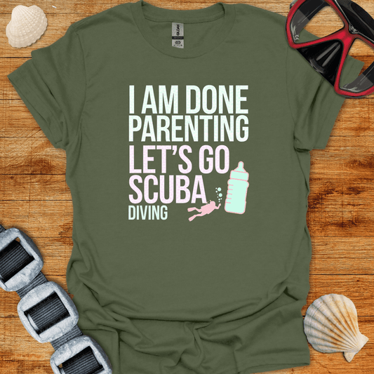 T-Shirt Military Green / S Done Parenting T-Shirt