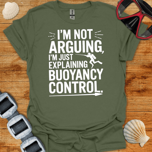 T-Shirt Military Green / S Explaining Buoyancy T-Shirt 2