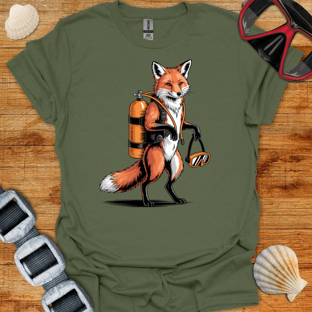 T-Shirt Military Green / S Fox Diver T Shirt