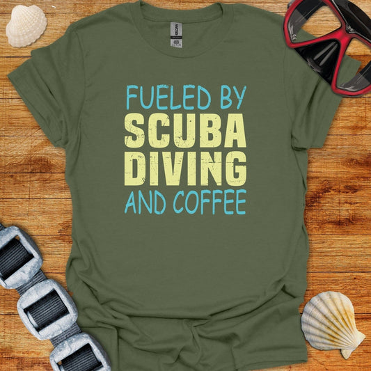 T-Shirt Military Green / S Fulled By Scuba and Coffee