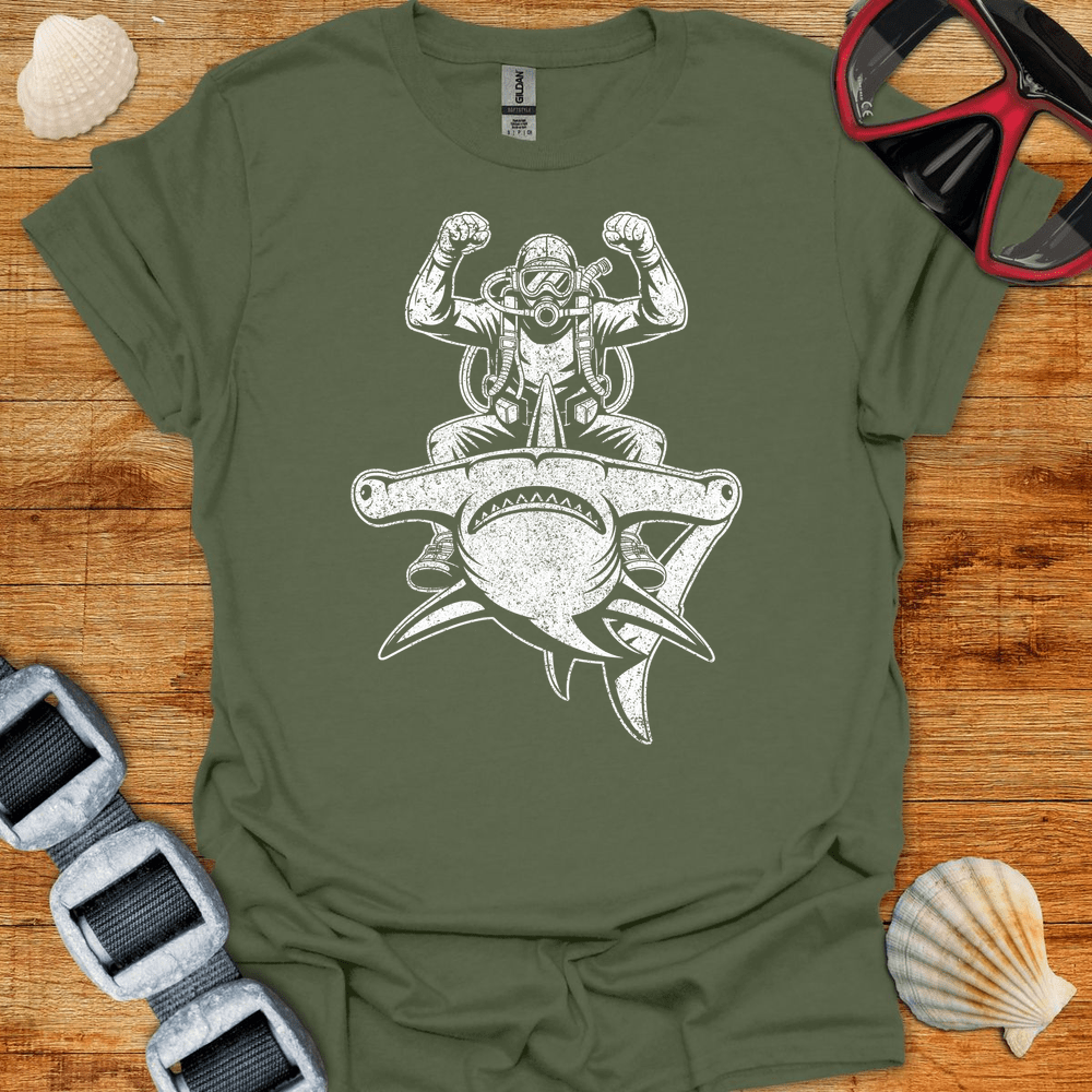 T-Shirt Military Green / S Hammerhead Rider