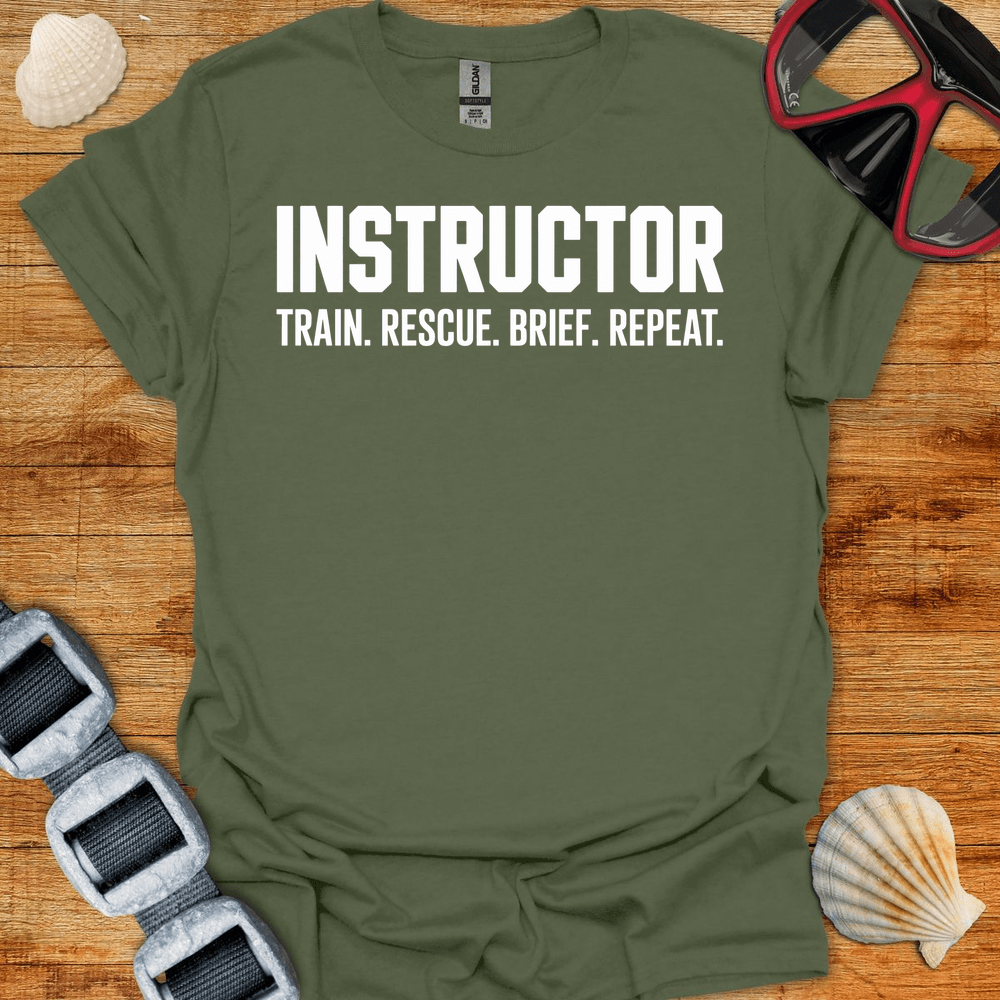 T-Shirt Military Green / S Instructor Brief T-Shirt