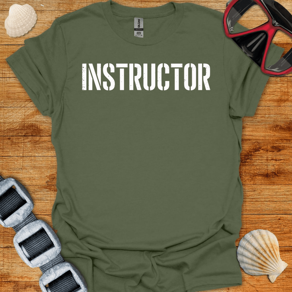 T-Shirt Military Green / S Instructor Stamp T-Shirt