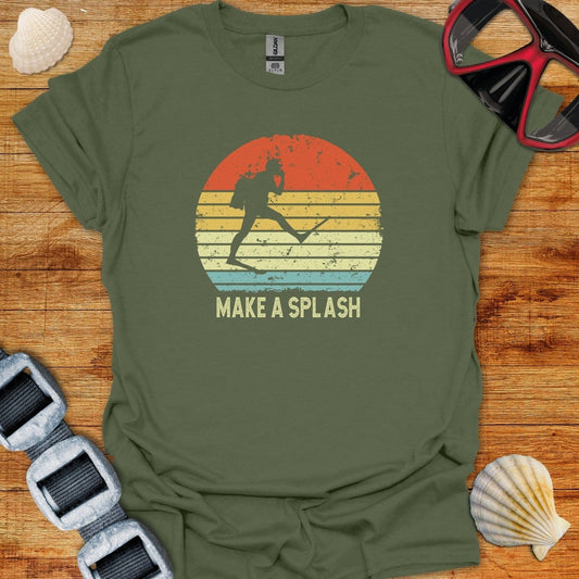 T-Shirt Military Green / S Make A Splash