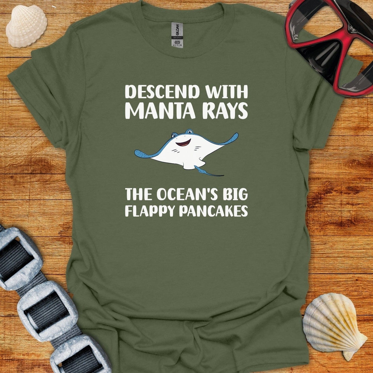 T-Shirt Military Green / S Manta