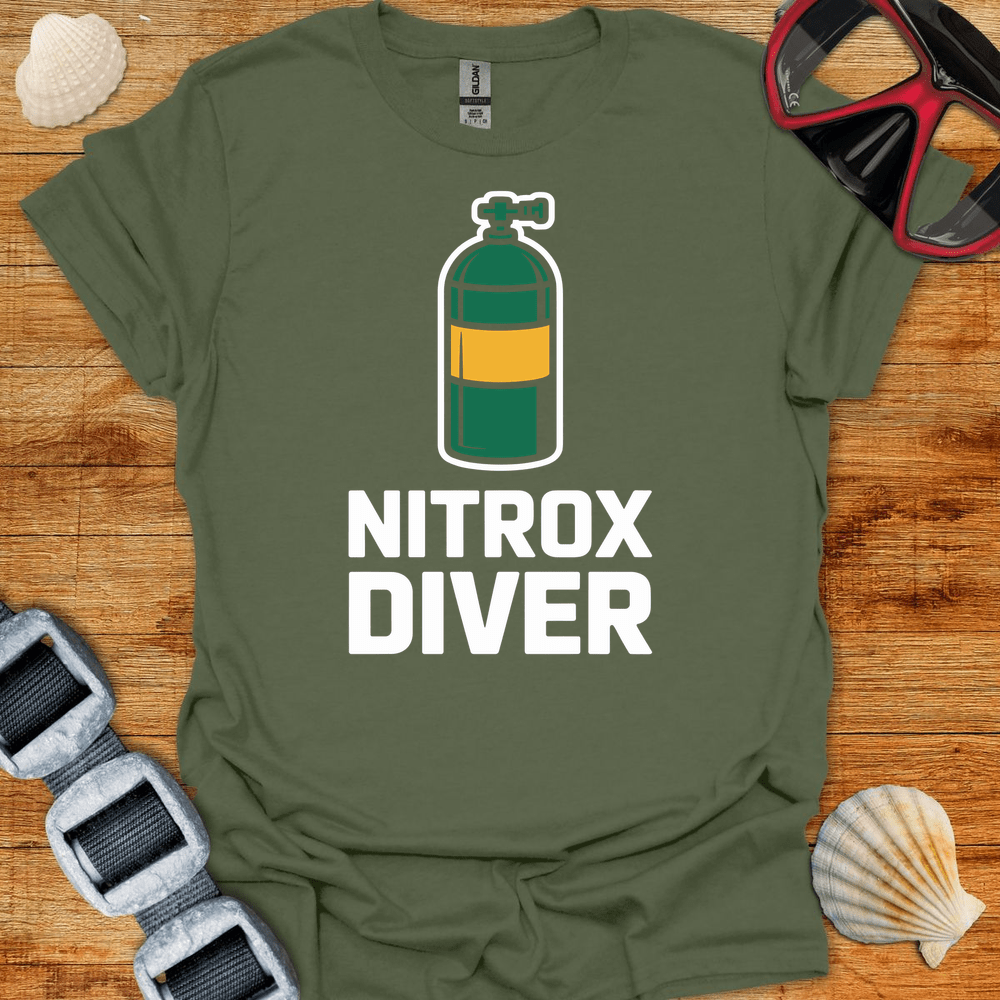 T-Shirt Military Green / S Nitrox Gfx T-Shirt