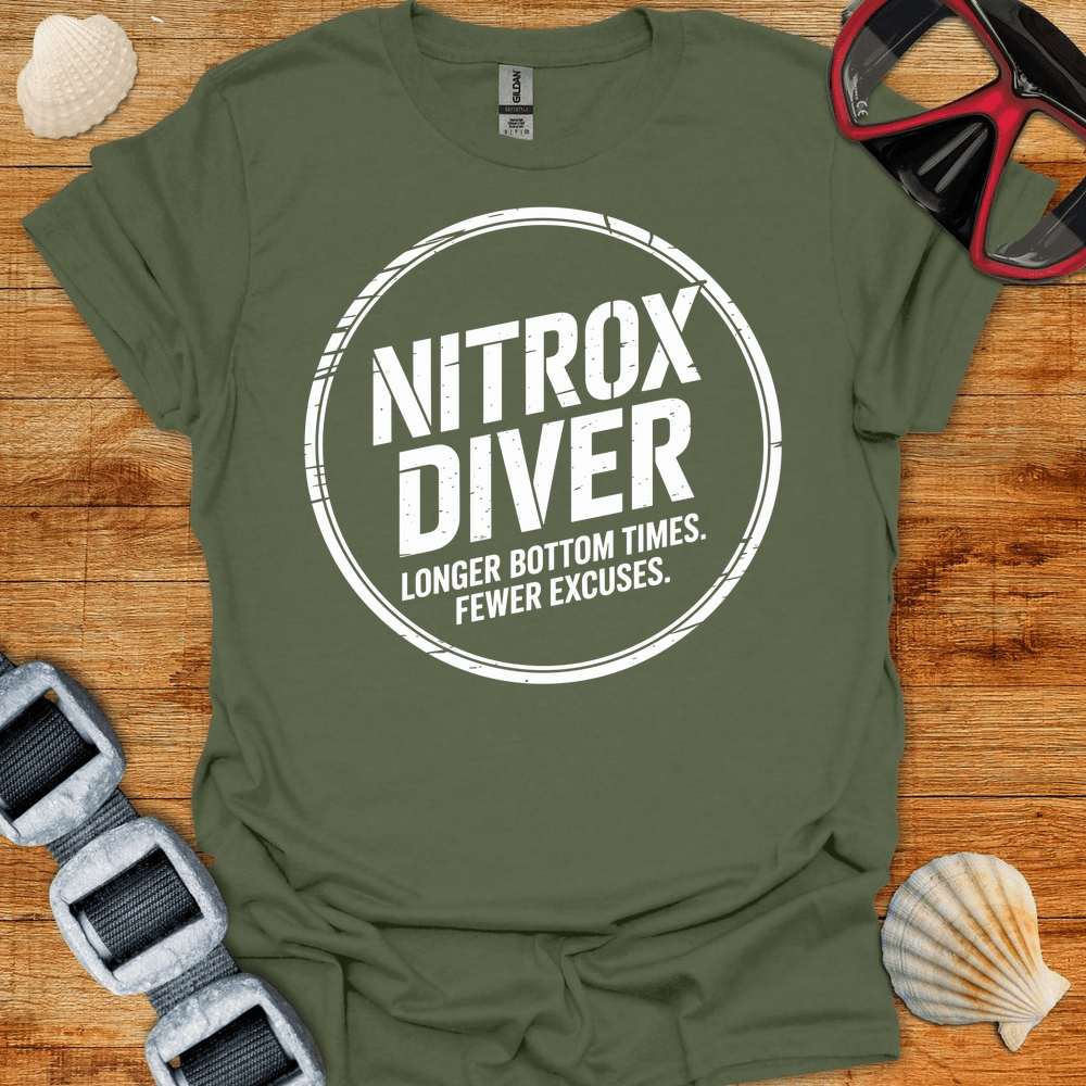 T-Shirt Military Green / S Nitrox Times T-Shirt