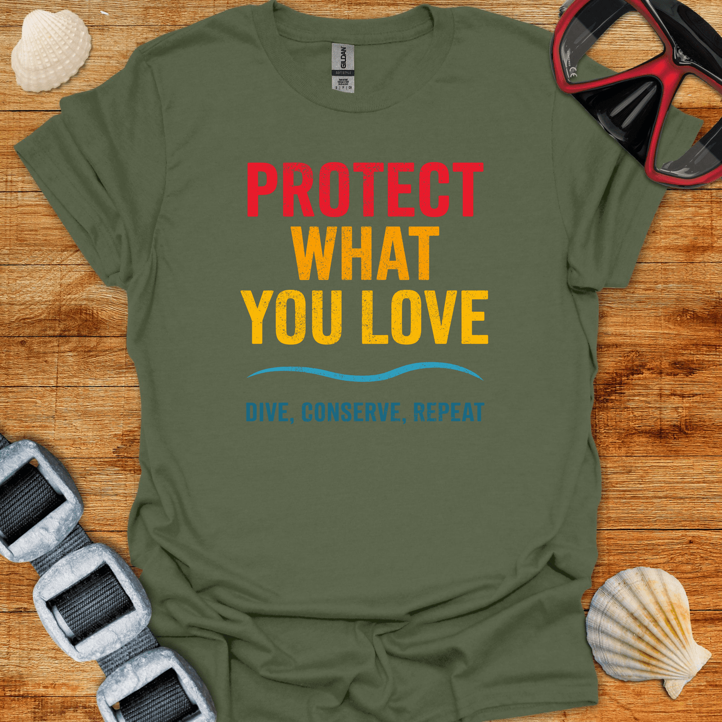 T-Shirt Military Green / S Protect What You Love T-Shirt