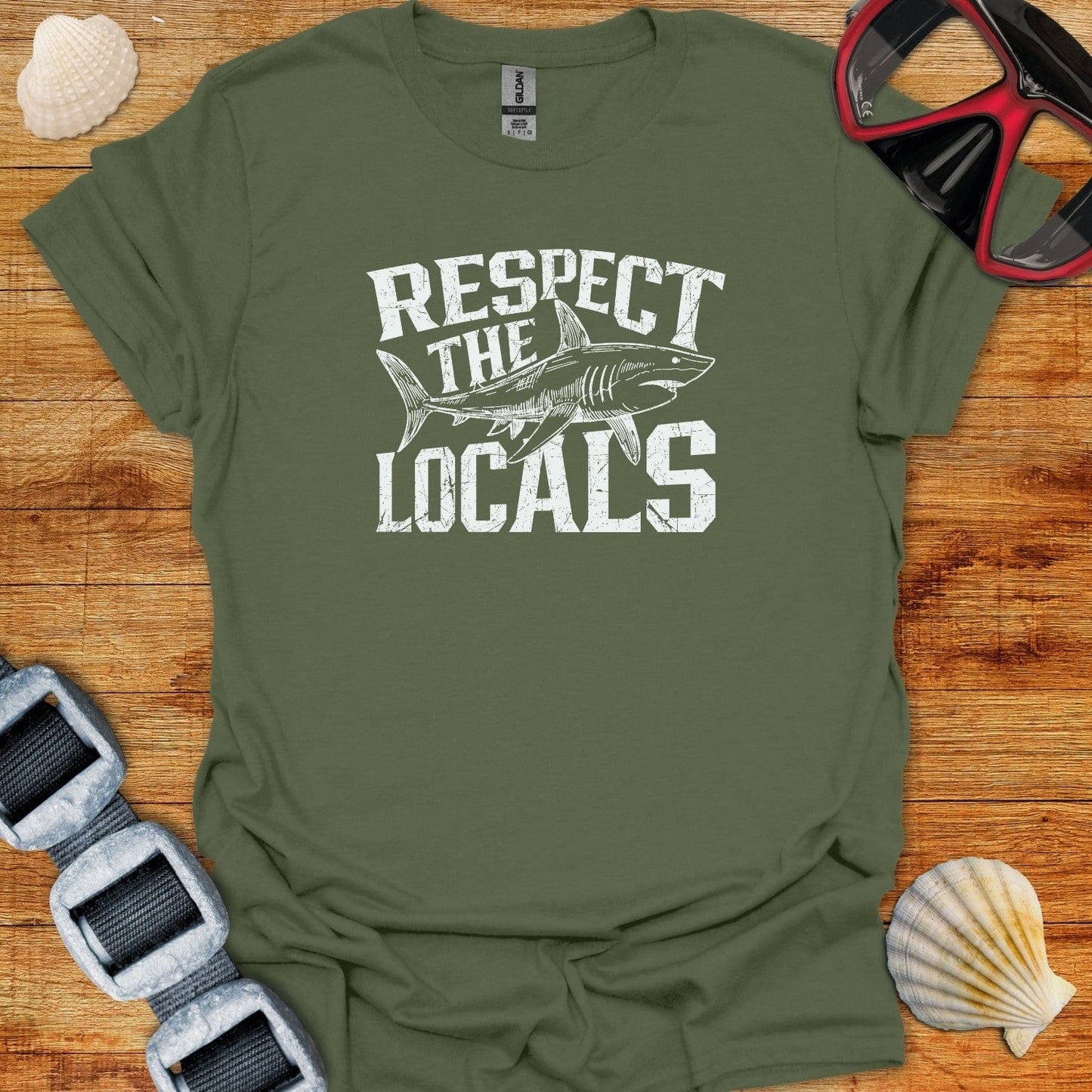 T-Shirt Military Green / S Respect The Locals