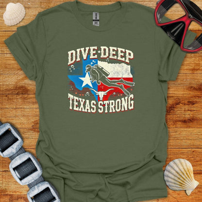 T-Shirt Military Green / S Texas Strong