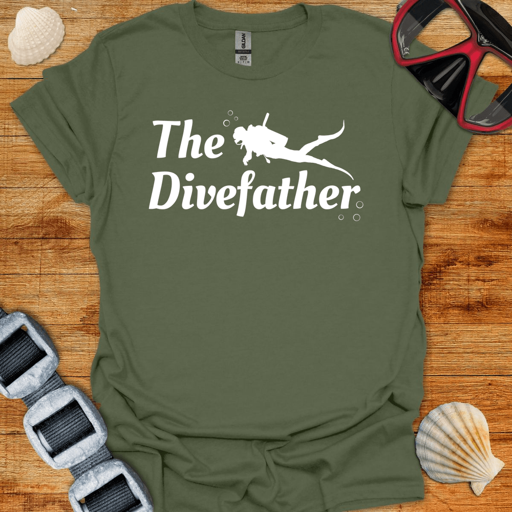 T-Shirt Military Green / S The Divefather T-Shirt