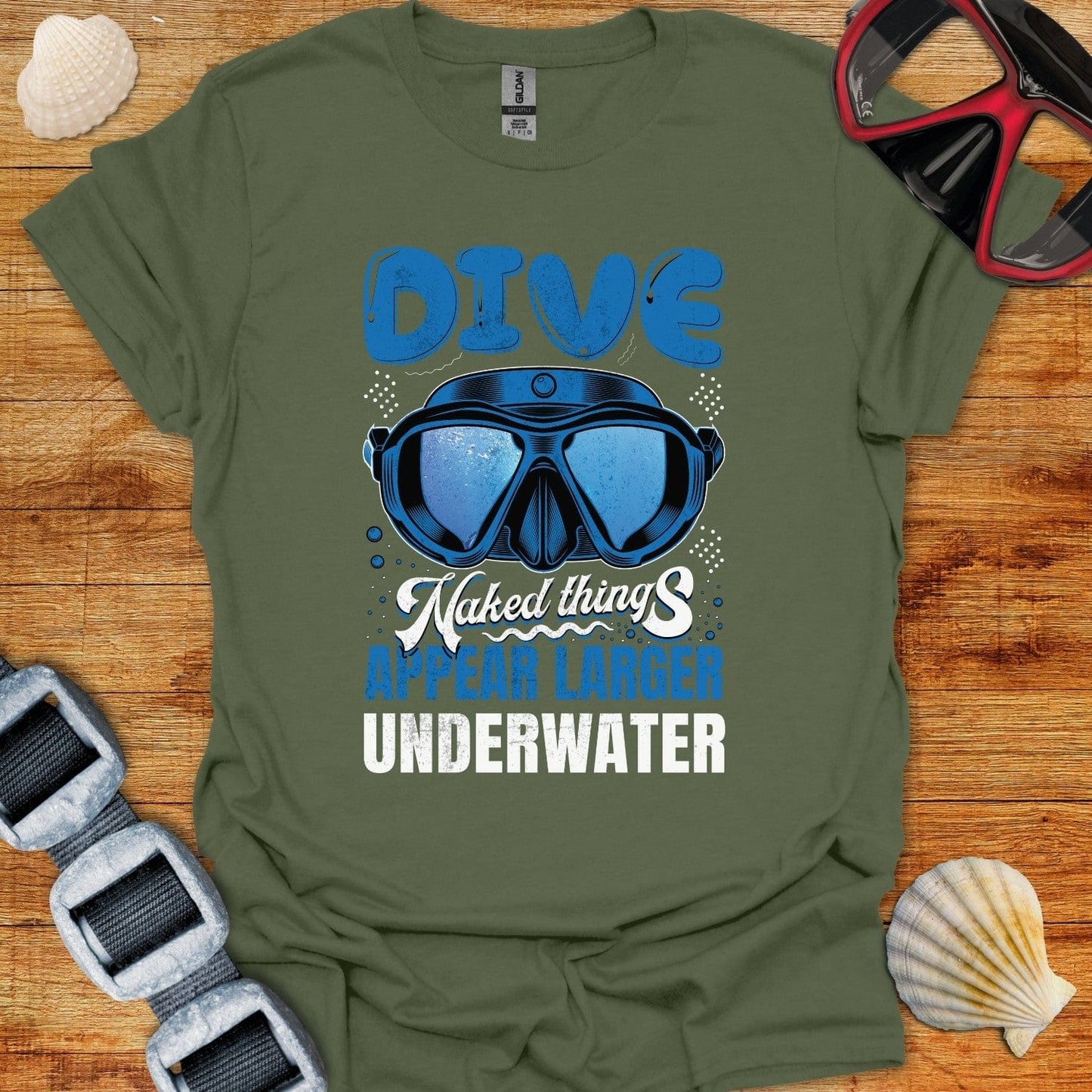 T-Shirt Military Green / S Things Appear Larger