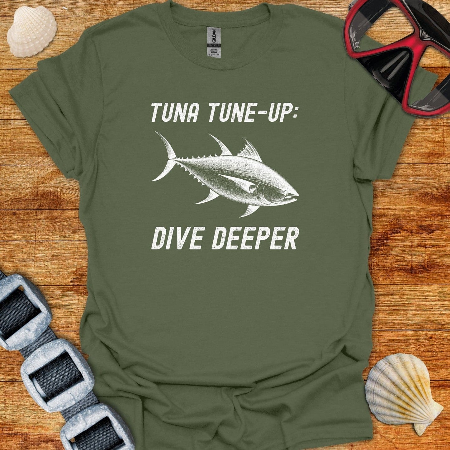 T-Shirt Military Green / S Tuna Tune Up