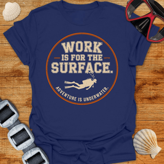 T-Shirt Navy / S Adventure Is Underwater T-Shirt