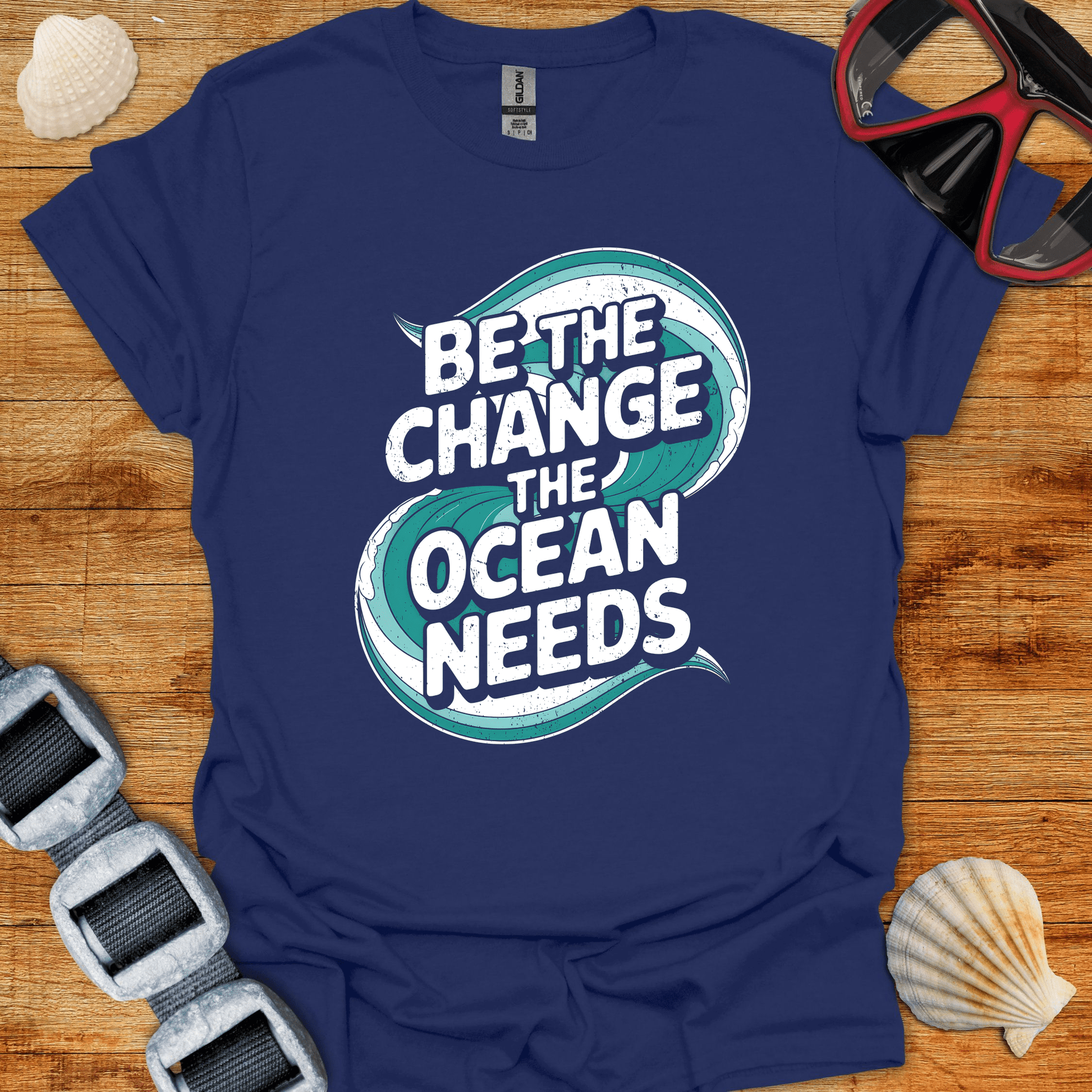 T-Shirt Navy / S Be The Change T-Shirt