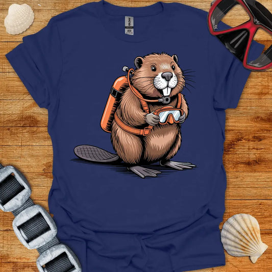 T-Shirt Navy / S Beaver Diver T-Shirt