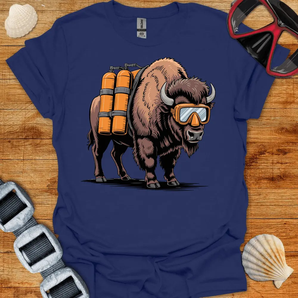 T-Shirt Navy / S Byson Diver T-Shirt
