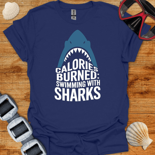T-Shirt Navy / S Calories Burnt T-Shirt