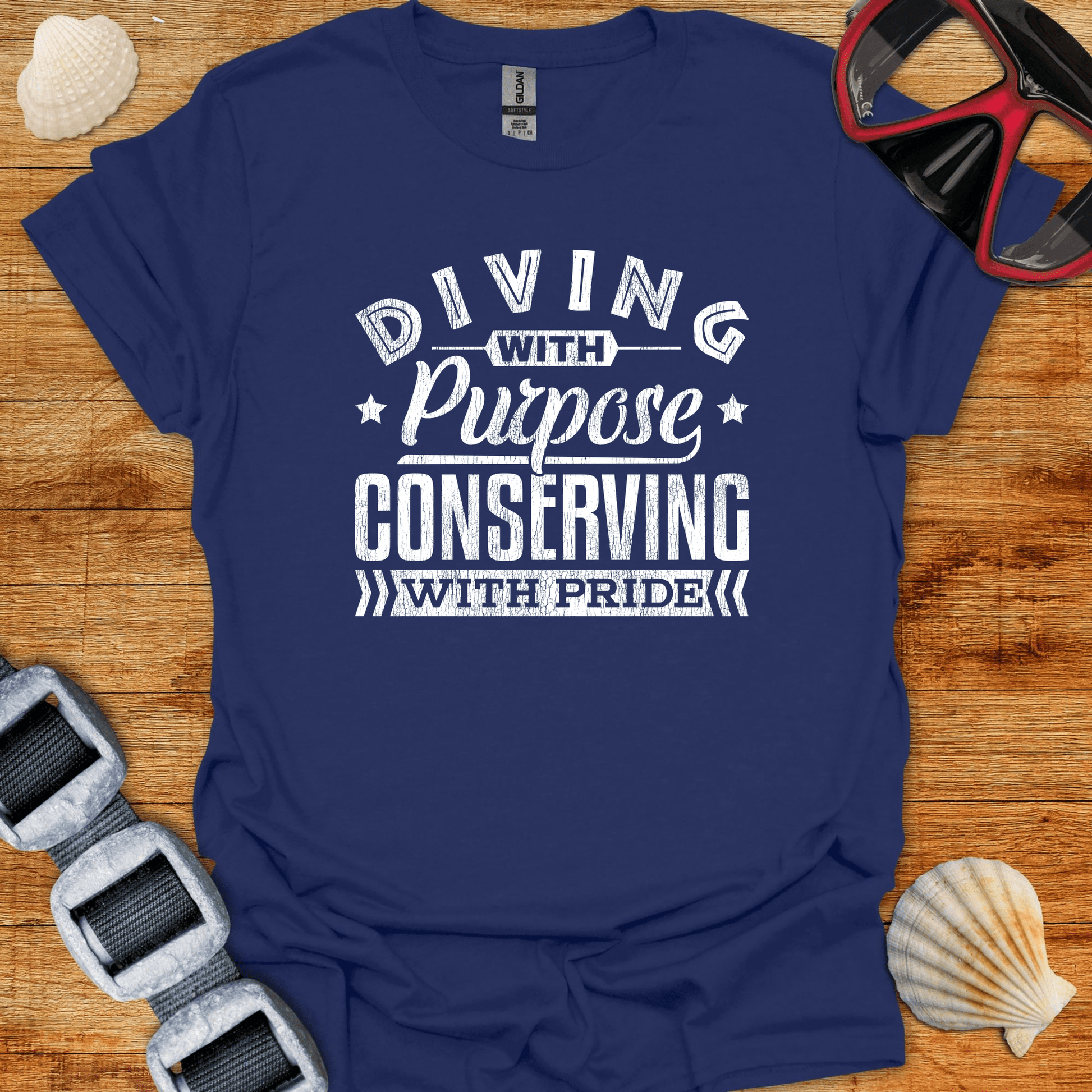 T-Shirt Navy / S Conserving With Pride T-Shirt