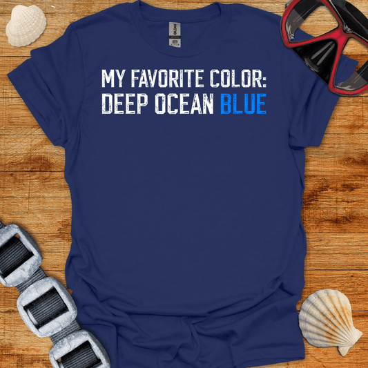 T-Shirt Navy / S Deep Ocean Blue T-Shirt