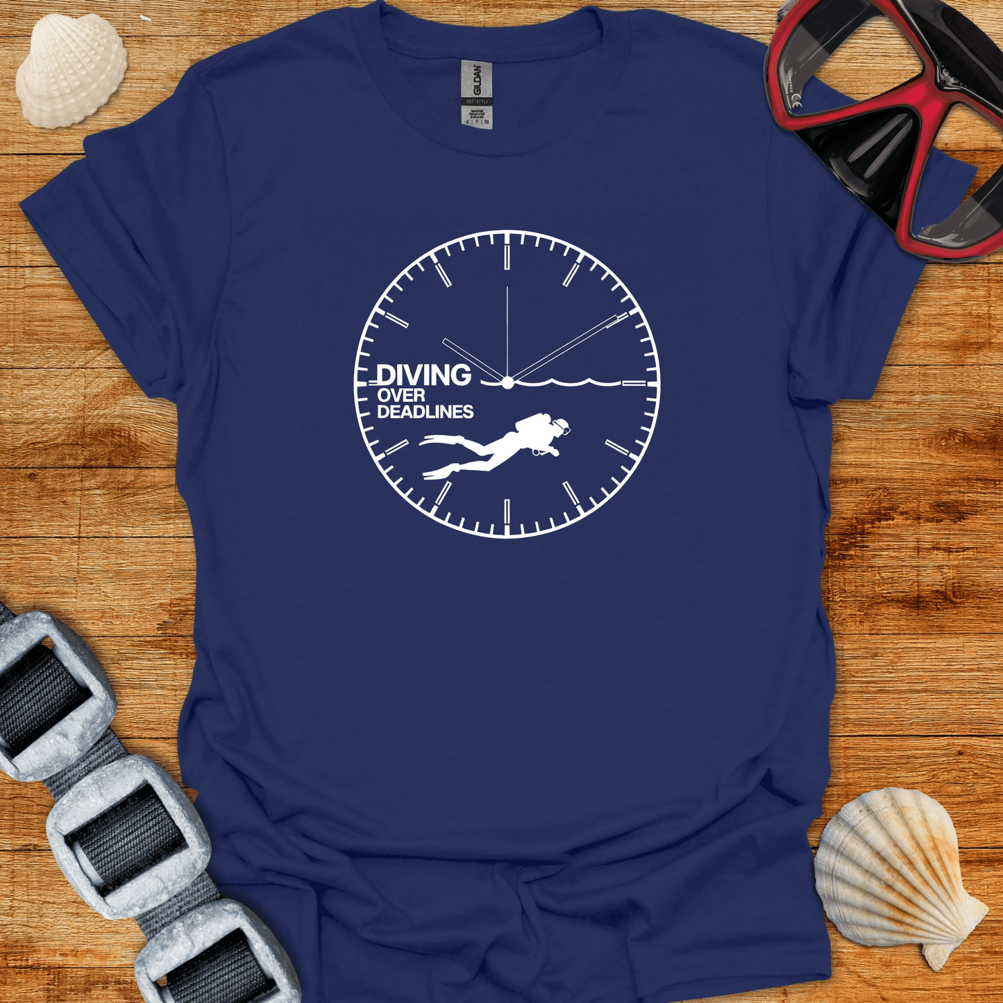T-Shirt Navy / S Diving Deadlines T-Shirt