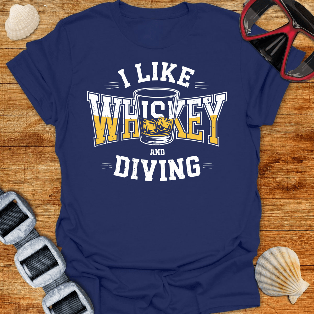 T-Shirt Navy / S Diving & Whiskey T-Shirt