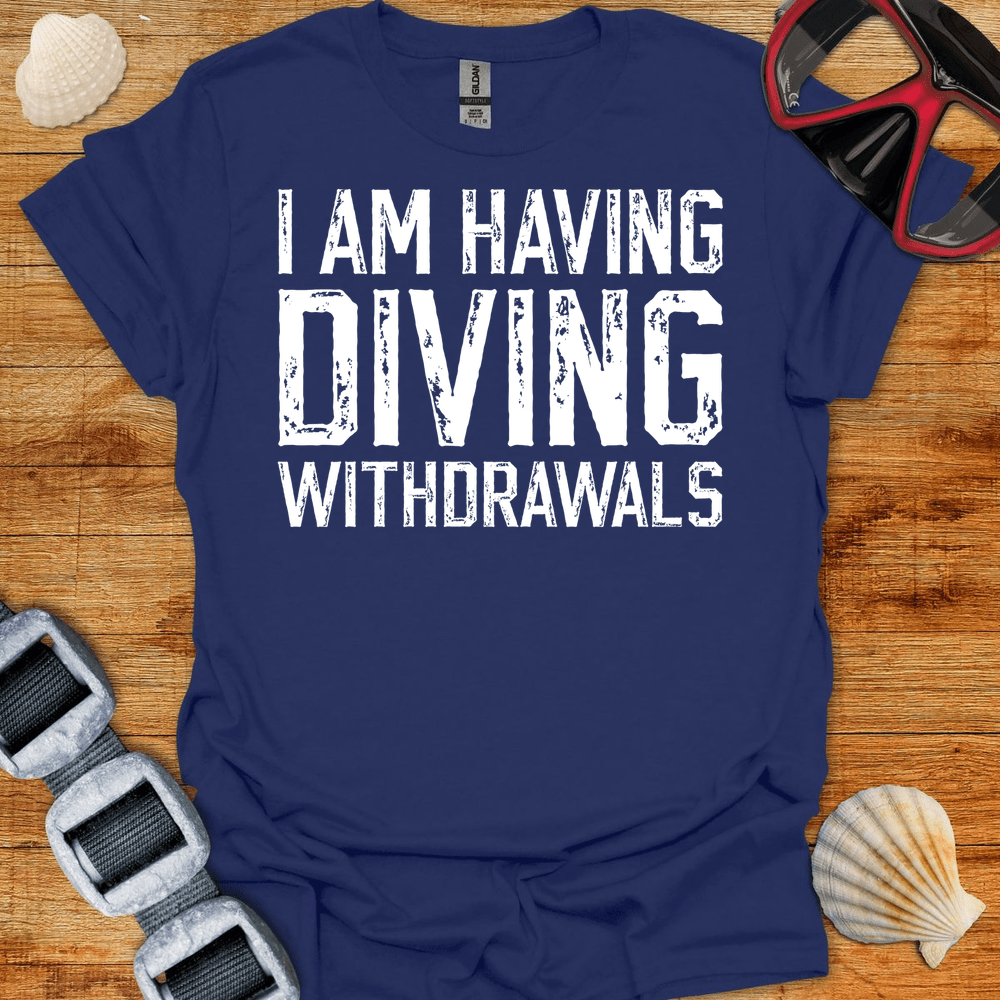 T-Shirt Navy / S Diving Withdrawals T-Shirt