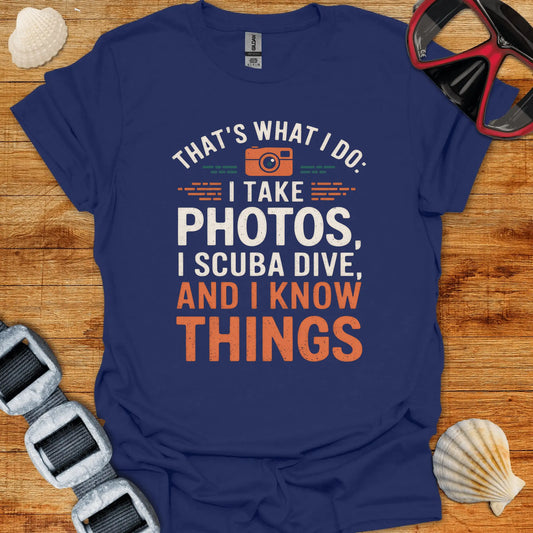 T-Shirt Navy / S Do Photo & Scuba T-Shirt