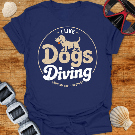 T-Shirt Navy / S Dogs & Diving T-Shirt