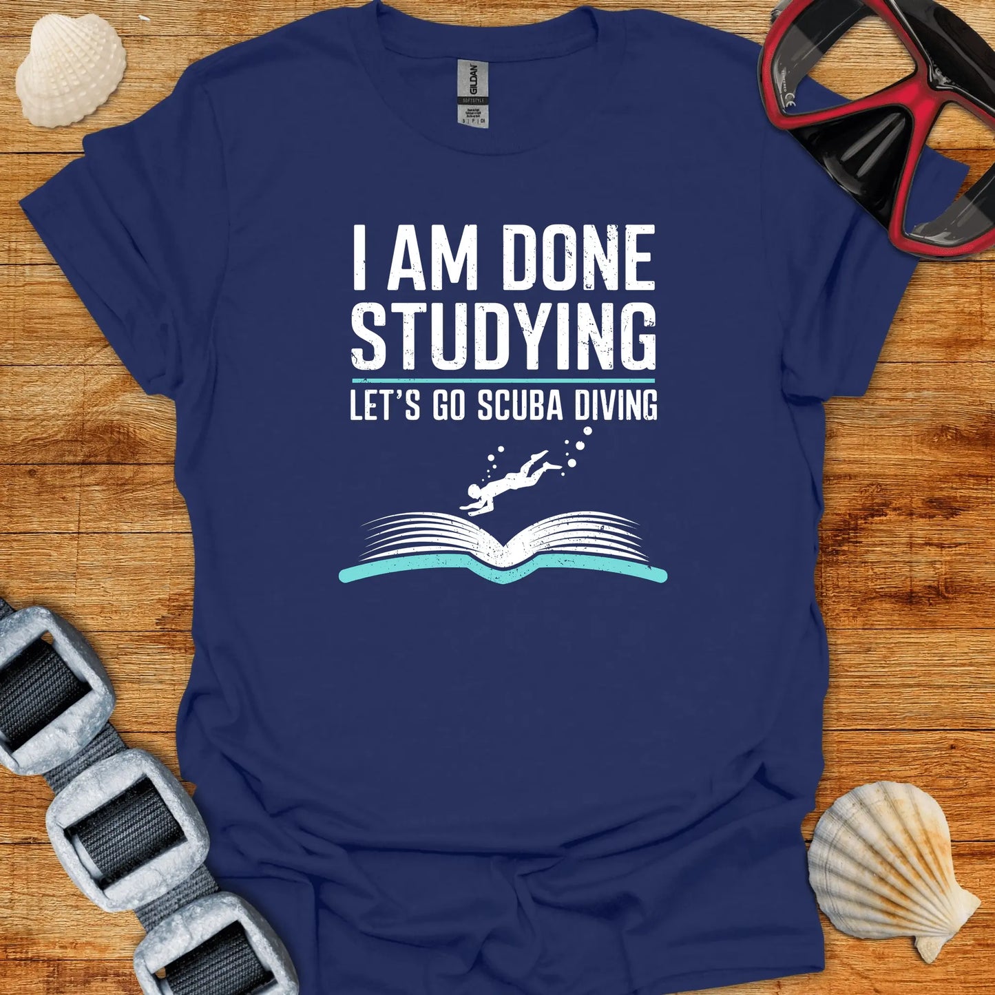 T-Shirt Navy / S Done Studying T-Shirt